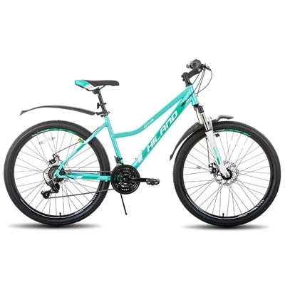 Joykie Hiland 26 -tolline naiste mägiratas, sammuga - läbi kaadri, 21 kiirust, vedrustuse kahvli mtb